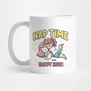 "Naptime is my happy Hour" Parenting Mug